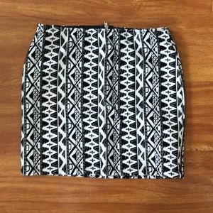 F21 tribal print mini